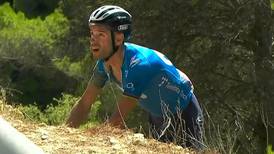 Alejandro Valverde fue operado tras su caída en la Vuelta a España