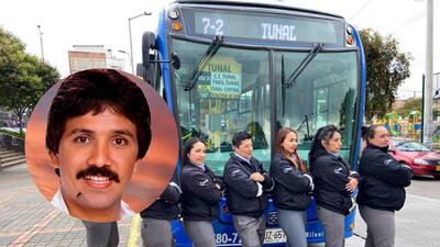 Poniéndole sabrosura al volante: Viralizan a ‘clon’ del cantante vallenato Rafael Orozco que maneja bus del SITP 