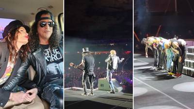 La altura les dio duro: Esposa de Slash comparte momentos íntimos de la visita de los Guns N’ Roses a Bogotá
