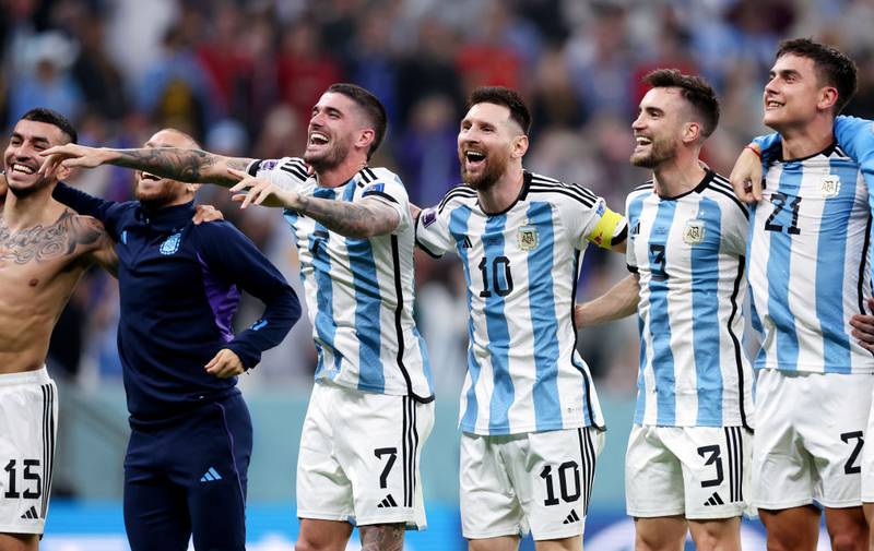 Lionel Messi celebra el pase a la gran final