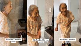 Se hace viral la reacción de una abuela al pedirle canción a “Alexa”