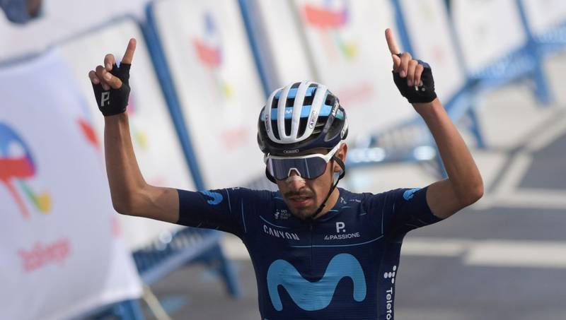 Iván Ramiro Sosa será uno de los líderes del Movistar en el Giro de Italia