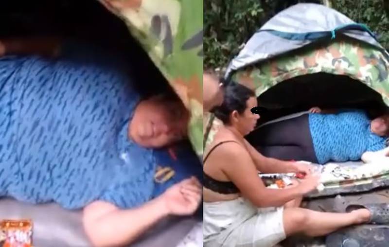 Video de mujer herida en el pie que ruega por ayuda en la Selva del Darién.