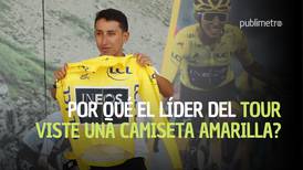 ¿Sabe usted por qué el líder del Tour de Francia viste una camiseta amarilla?