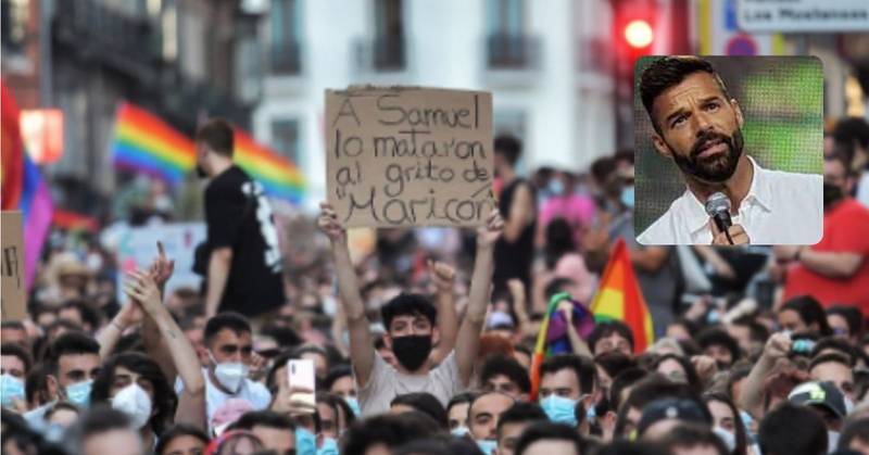 Ricky Martin condena brutal asesinato de Samuel Luiz, solo por ser gay
