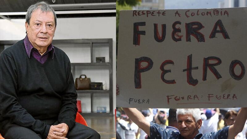 Mario Hernández/ Primera marcha contra Petro 26 de septiembre de 2022-EFE