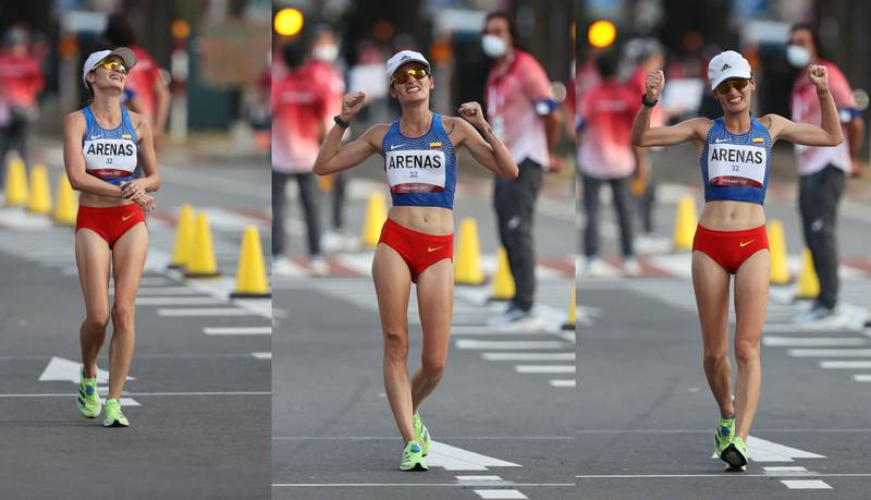 Sandra Lorena Arenas ganó medalla de plata en los 20km marcha