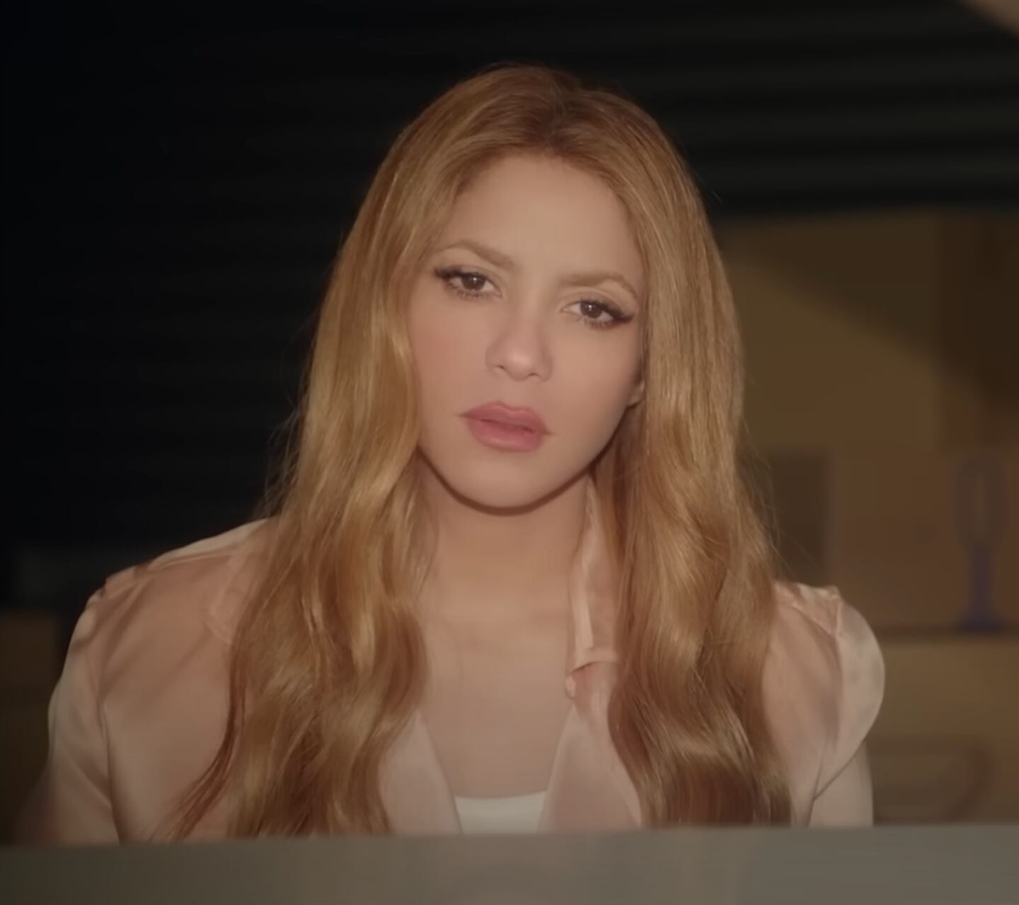 Shakira en video 'Acróstico'.