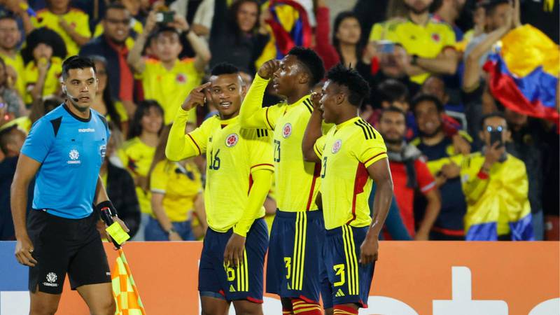 Colombia venció a Paraguay en el Sudamericano Sub-20.
