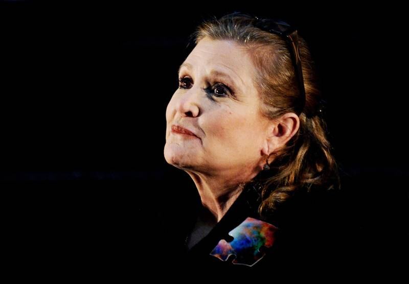 Carrie Fisher, la princesa Leia, falleció a los 60 años
