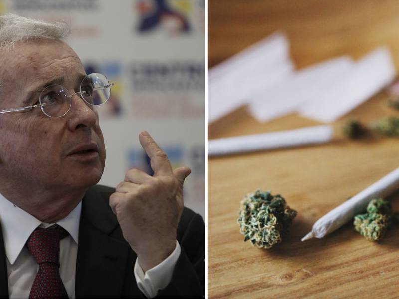 “No hay que enmarihuanar a los papás para resolver”: Uribe contra la regulación del cannabis