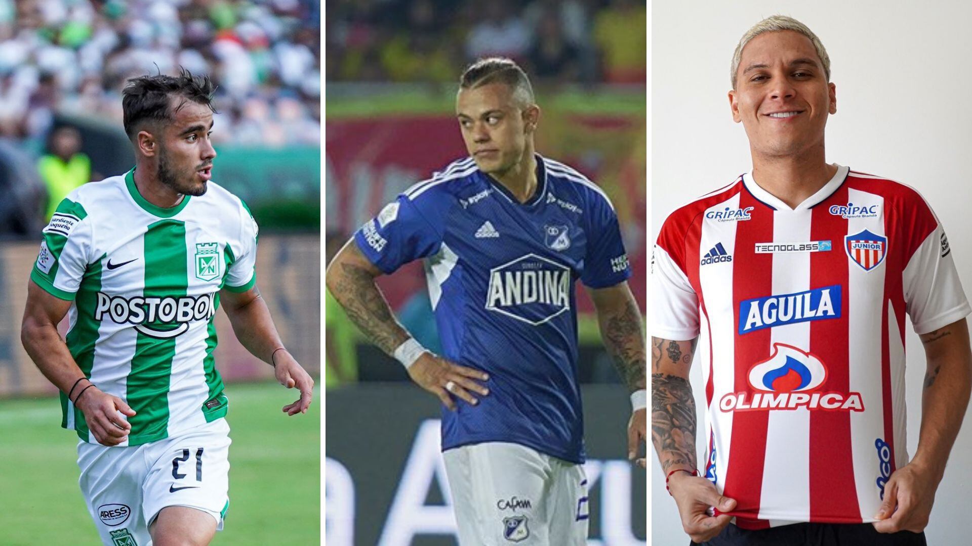 camisetas equipos colombianos