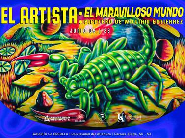 Artista de las telas del picó tendrá exposición de sus obras en Barranquilla