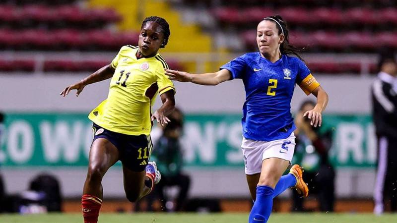 Colombia vs. Brasil, por Mundial Femenino Sub-20 de Costa Rica 202