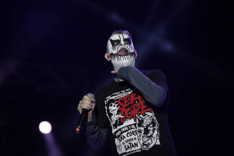 Sekta Core!, de México, durante su presentación en Rock al Parque 2022 en Bogotá.