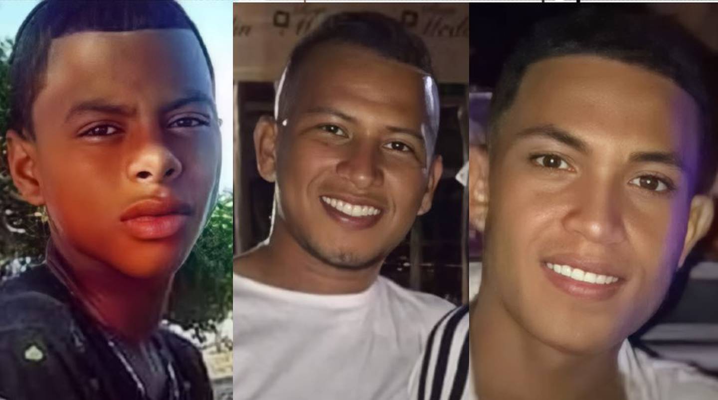 Jesús David Díaz, Carlos Alberto Ibáñez y José Carlos Arévalo, jóvenes asesinados en Chochó, Sucre.