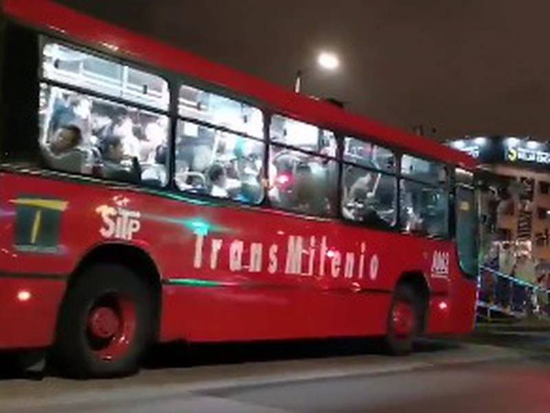 Reportan bloqueos en TransMilenio en el norte de Bogotá