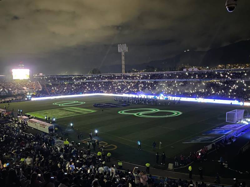 Estadio Nemesio Camacho El Campin, partido de Millonarios