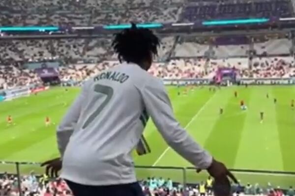 Hincha furioso armó una ‘pataleta brava’ por suplencia de Cristiano Ronaldo