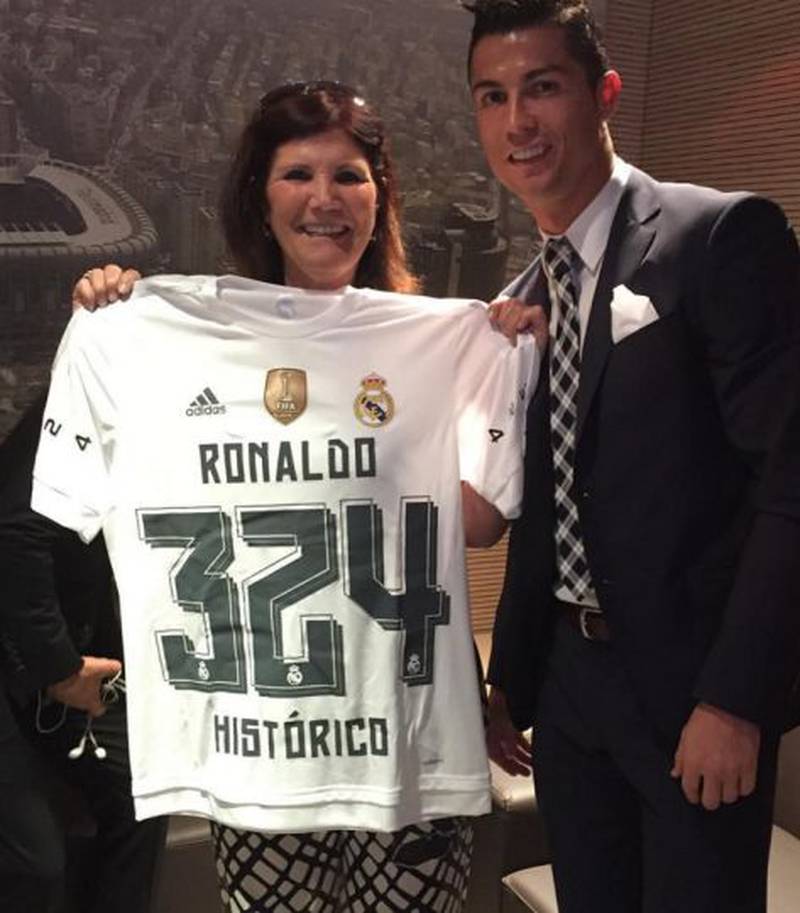 Se coló una camiseta de Nacional en el cumpleaños del hijo mayor de  Cristiano Ronaldo