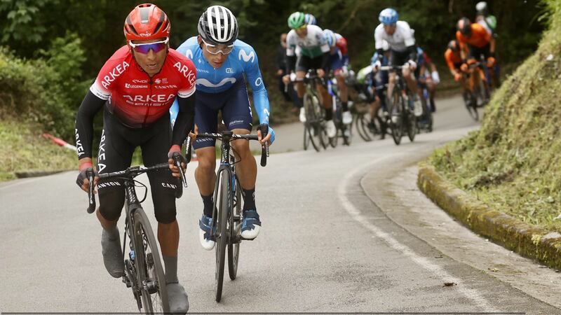 Nairo Quintana en la Clasificación etapa 2 de la Vuelta a Asturias