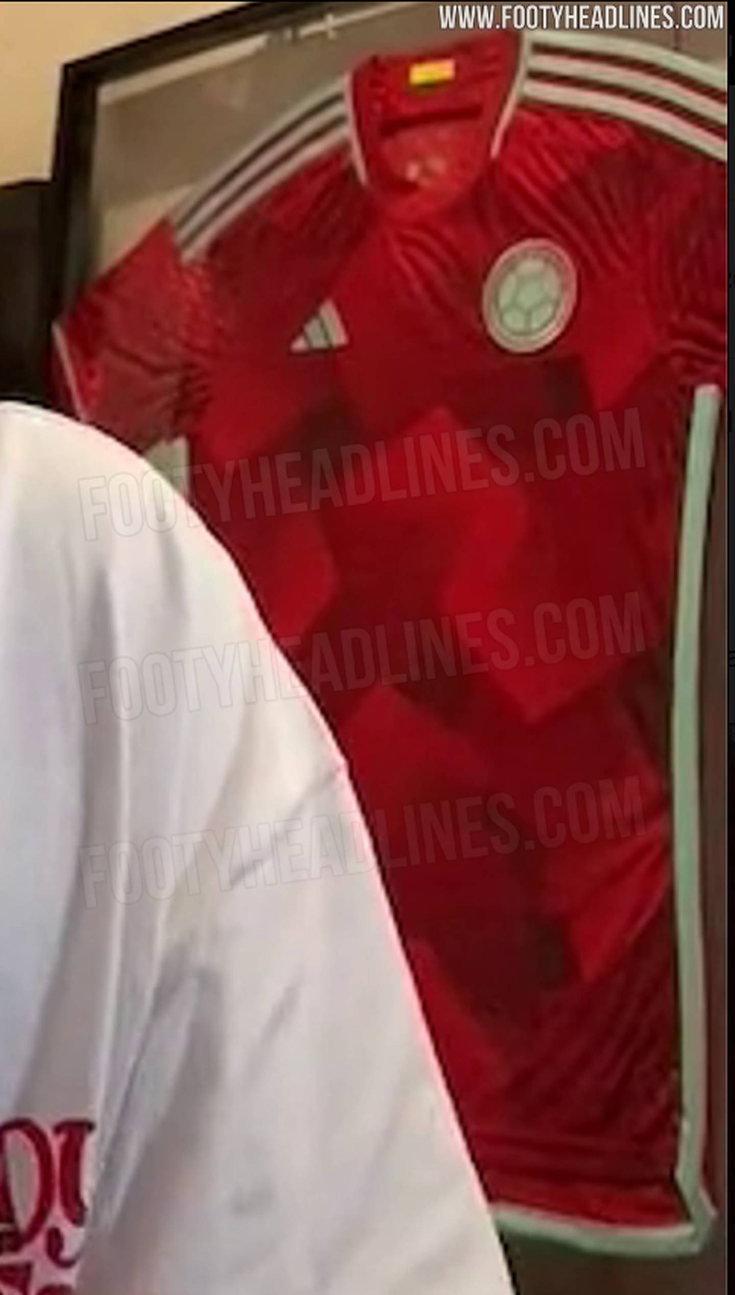 Filtraron la nueva camiseta roja de la Selección Colombia que sería la alterna