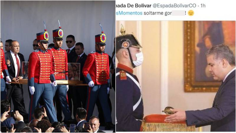 Espada de Bolívar: crean perfil en redes y memes de la discordia Duque - Petro