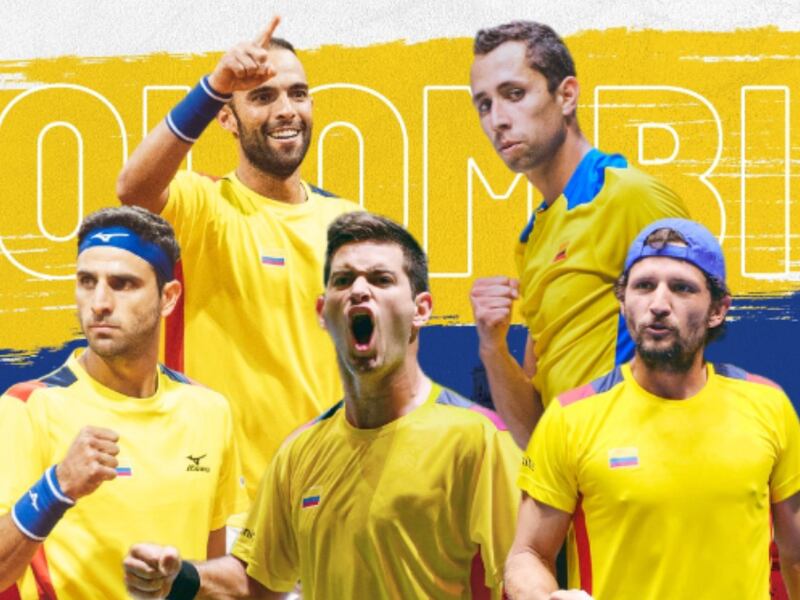 Cabal y Farah en cabeza: Los cinco colombianos que participarán en la Copa Davis