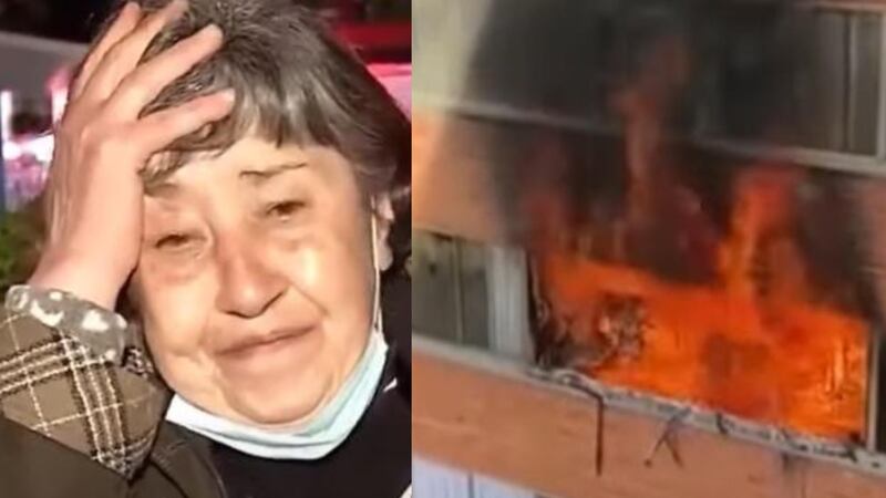 Mujer lo perdió durante un incendio en Bogotá.
