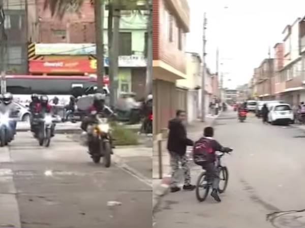 Ciudadanos denuncian invasión de espacio público por parte de motos y bicitaxis en Kennedy
