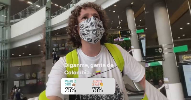 Luisito Comunica ya está en Colombia y ya lo habrían tumbado en el aeropuerto