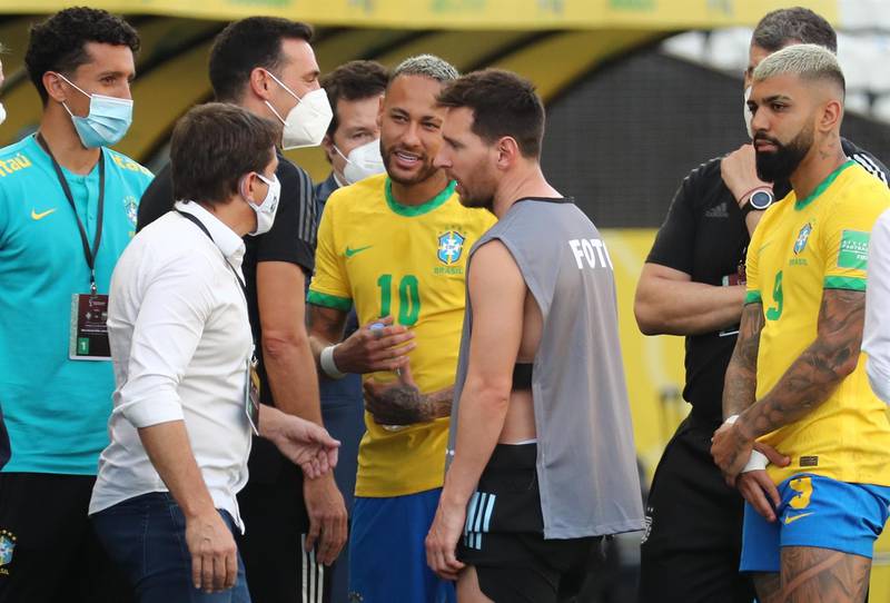Filtran el informe del árbitro en el suspendido Brasil-Argentina