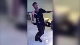 Recién operado y sin muletas Neymar se puso a bailar el XChallenge de J Balvin