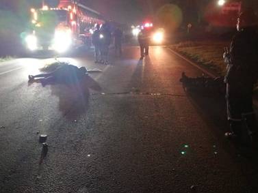 Grave accidente en la vía Bogotá - Facatativá: dos motociclistas perdieron la vida