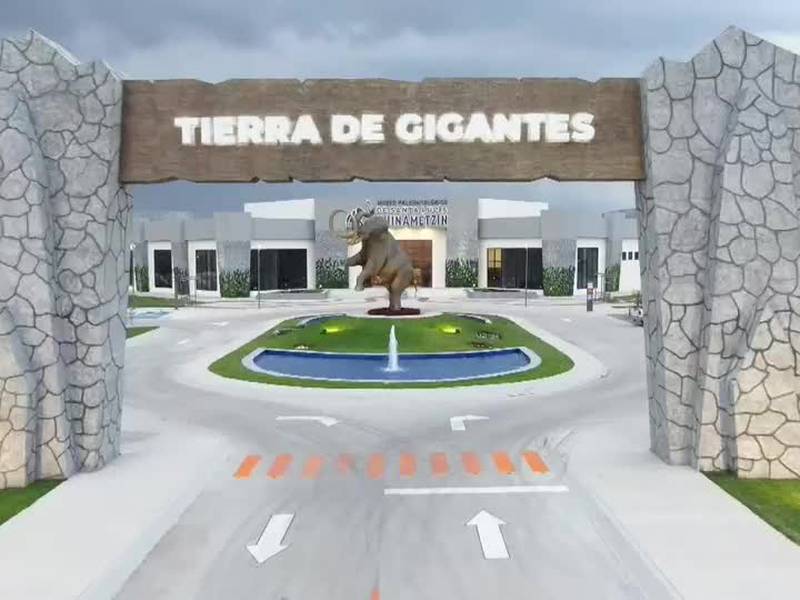 El nuevo aeropuerto de México le da la bienvenida al Museo del Mamut