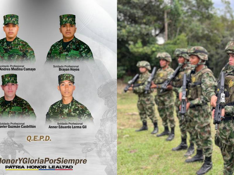 Enfrentamiento en Bolívar: cuatro militares asesinados y ocho heridos en combate con el Clan del Golfo