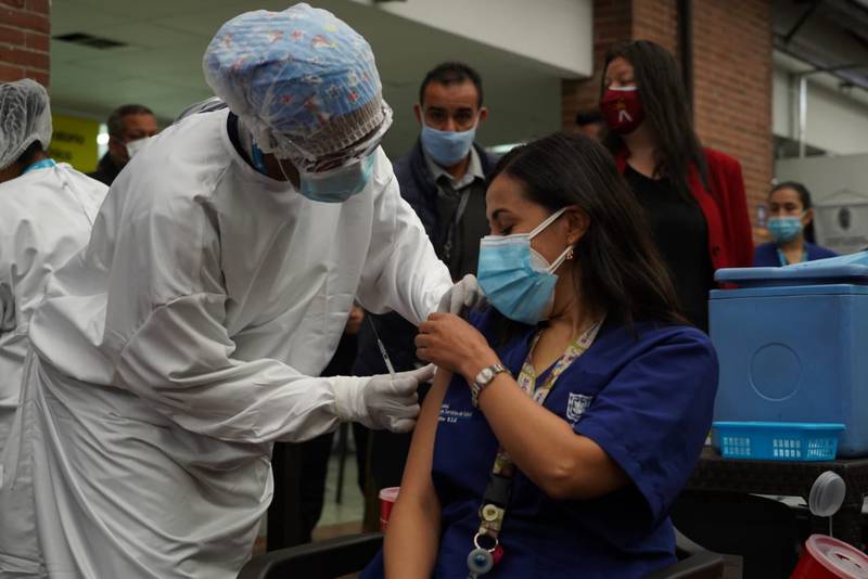 cifra de vacunados en Bogotá
