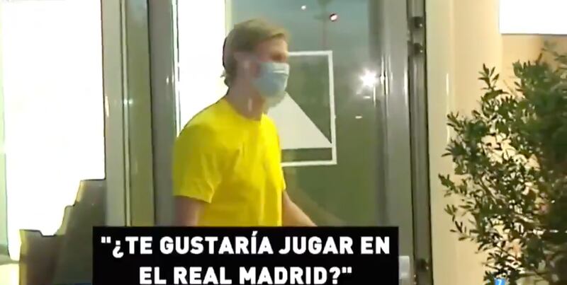 Erling Haaland al Real Madrid
