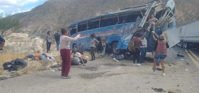 Accidente de bus en México, habrían colombianos dentro de las víctimas