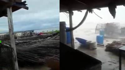 Impactantes imágenes muestran el paso de la tormenta ‘Julia’ en San Andrés