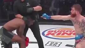 (VIDEO) Luchador de MMA atacó al árbitro tras librarse de estrangulamiento