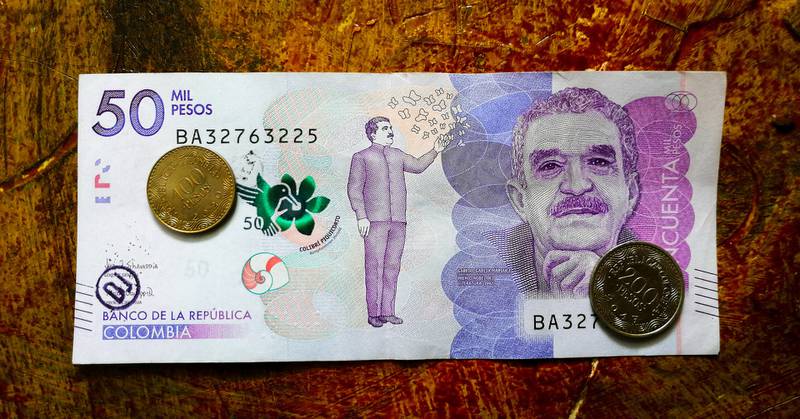 Dinero colombia - billetes colombianos