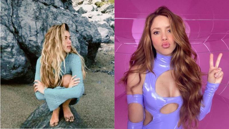 Clara Chía, novia de Piqué fue pillada viendo fotos de Shakira.