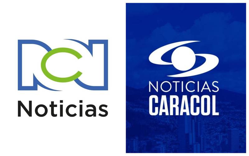 'Noticias RCN' y 'Noticias Caracol'