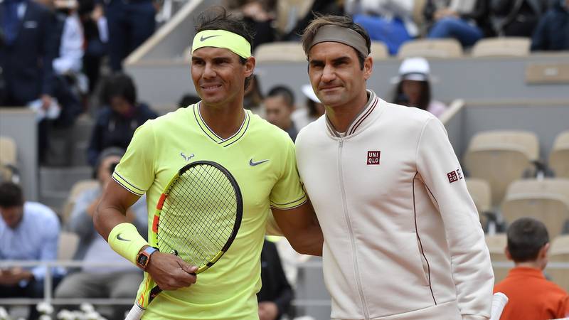 Partido entre Federer y Nadal