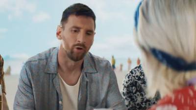 Messi se le midió al inglés y sorprendió al mundo con su nuevo comercial