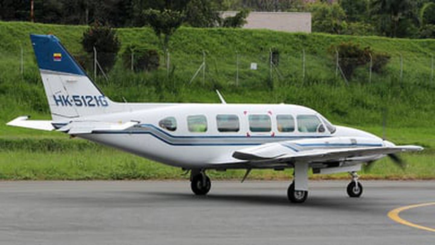 Avioneta accidentada en Medellín este lunes 21 de noviembre