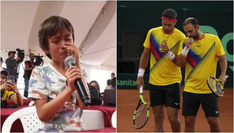 “Gracias por batallar”, pequeño hizo llorar a más de uno en la Copa Davis