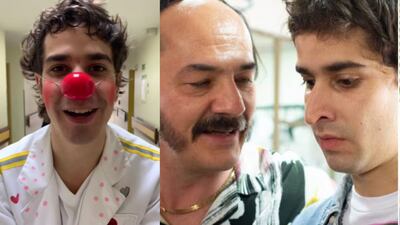 Emmanuel Restrepo ‘Carmelo’ en ‘Rigo de RCN, no es como ‘Evaristo’; sorprendió a niños en hospital de Bogotá 