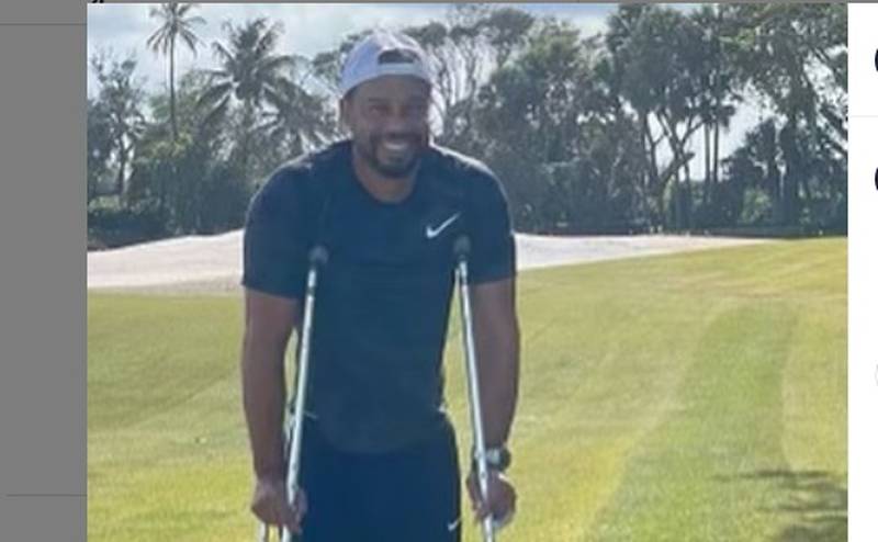 ¡Un campeón de la vida! Tiger Woods vuelve a caminar tras el accidente